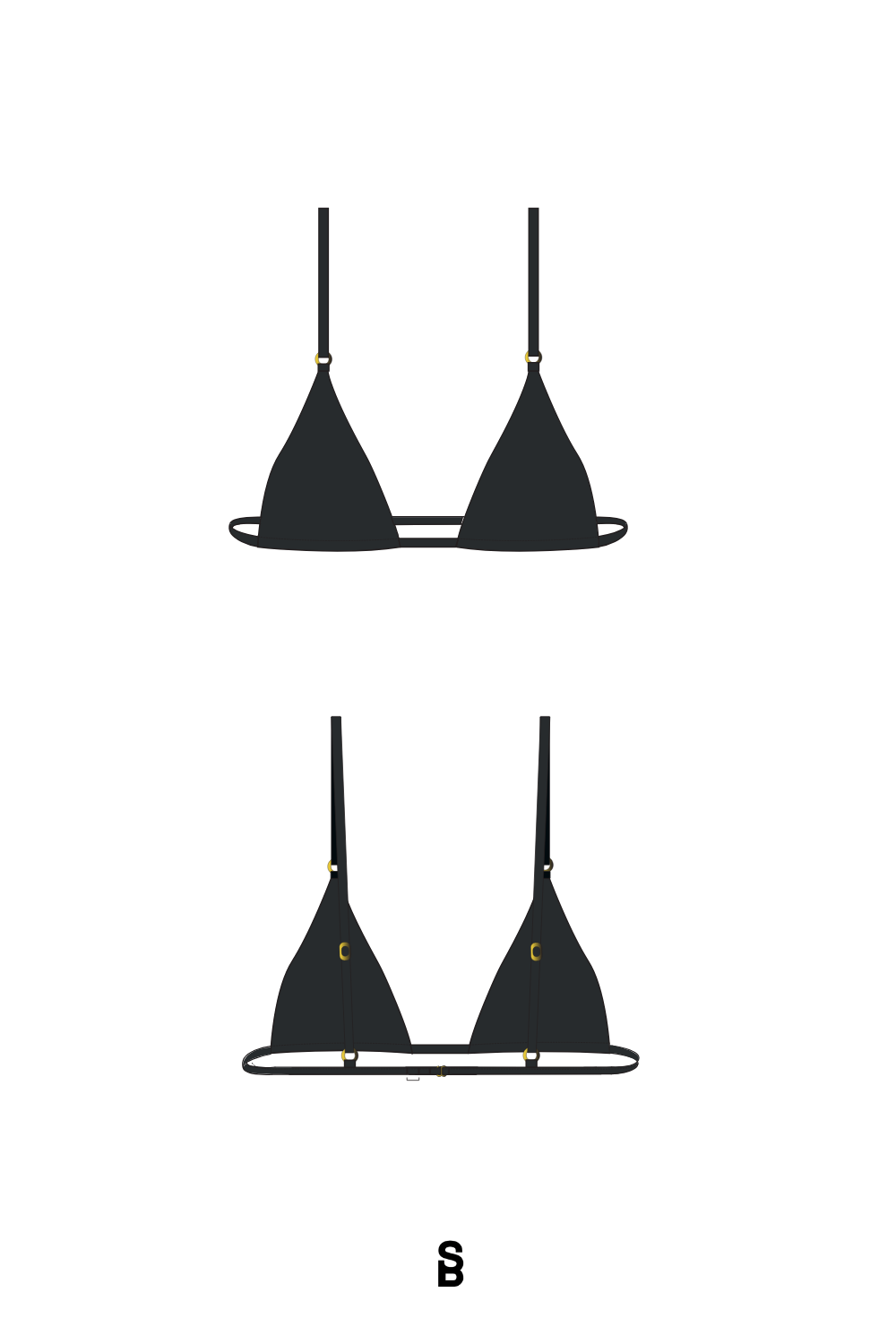 Góra od bikini czarna - obrazek 2